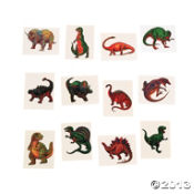 Dinosaur Tattoos<br>72 piece(s)